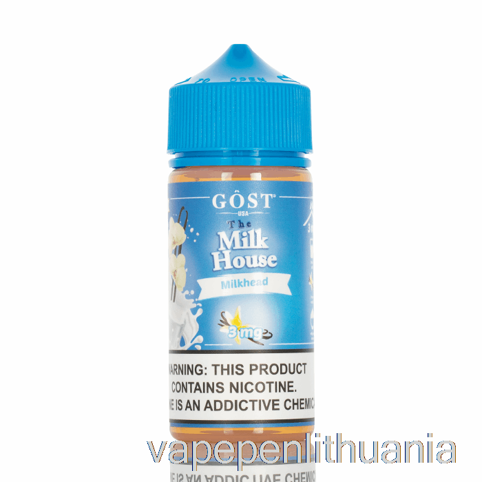 Milkhead - The Milk House - Gost Garai - 100ml 6mg Vape Skystis